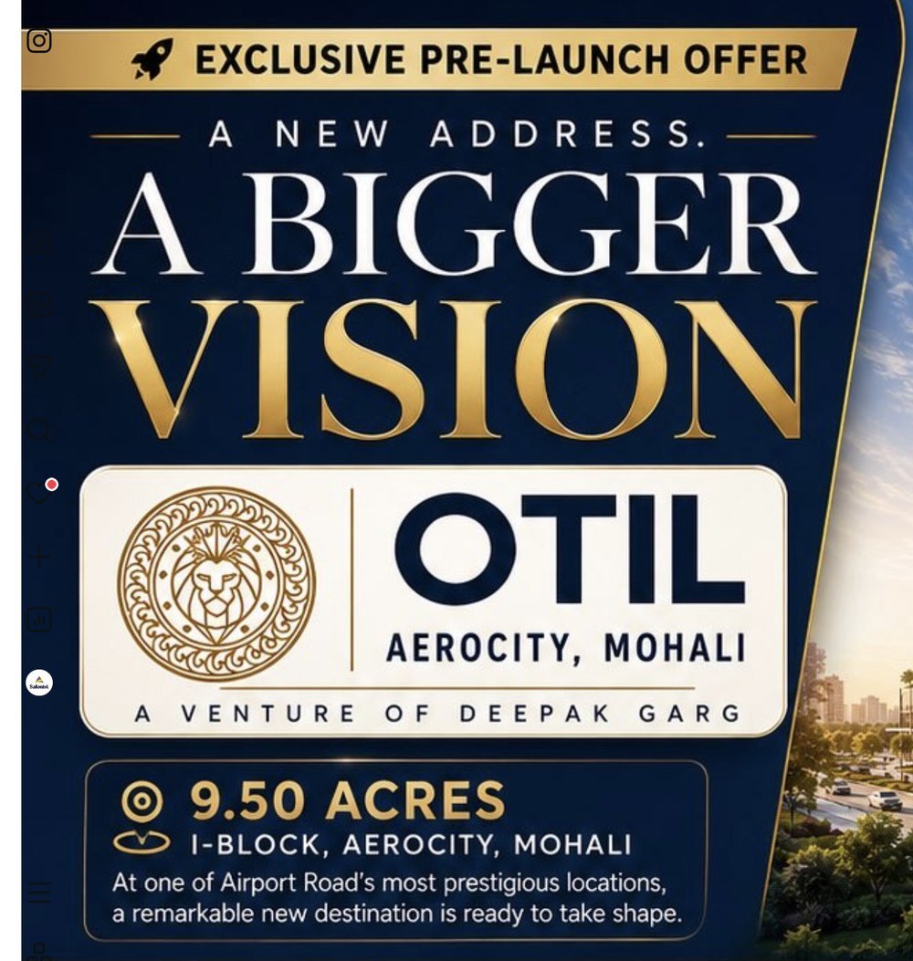OTIL Aerocity Mohali – luxury 3+1 BHK residences, image 2